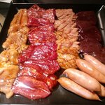 ホルモン５種＋ウインナー