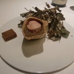フロリレージュ - 骨髄、中は火を通したタルタルステーキ　パンドエピス添え（確か？）