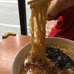 ラーメン専門 藍華 - 麺細め