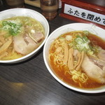 ラーメン ふくや - ２人のラーメン【２０１８年１２月】