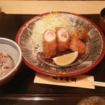 Katsubee - ロール定食。