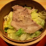 浅葱  - 四万十豚の有機生姜蒸し
