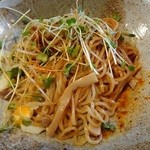 実咲庵 - ジャージャー麺（混ぜ混ぜ）