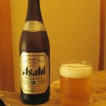 大和 - アサヒ スーパードライ 中瓶 540円（税込）。　　　　　　2018.11.24