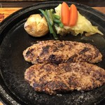 グリルK 千石本店 - 2018.11.11  炭火焼ハンバーグランチ クイーン