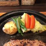 グリルK - 2018.11.11  炭火焼ハンバーグランチ クイーン
