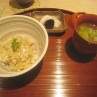 乃木坂 しん - 食事（鯛ご飯）