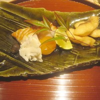 乃木坂 しん - 焼物（金目鯛、鰆の香煎揚げ）
