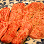 雅城園 - 和牛特上ロース（塩味）＠1,850円