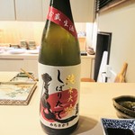 味あら井 - ③冷酒は岐阜県の三千盛純米大吟醸しぼりたて