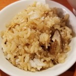 麺屋 六感堂 - ぶり照りの炊き込み飯