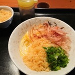 麦きり トクオカ - 釜玉うどん