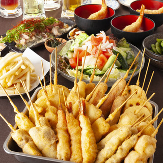 ご宴会におすすめ 本格串カツコース飲み放題付き 3850 新世界じゃんじゃん横丁 串かつ 勝大 西中島店 カツヒロ 南方 串揚げ 串かつ 食べログ