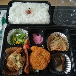 お弁当の楓樹 - 日替わり弁当450円(ご飯大盛)