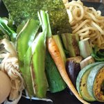 カミノ - 味玉野菜つけ麺 の野菜たち