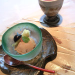 中国料理 アプランドル - デザートの栗アイス