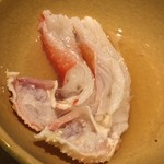 銀座 きた福 - 茹で松葉蟹 レア