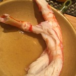 銀座 きた福 - 茹で松葉蟹  ミディアムレア