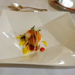 ホテル川久 - 鯛とエビのポーピエット 　~柚子の香りを纏った甲穀類のソース～