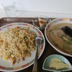 八楽ラーメン - 焼めしセット