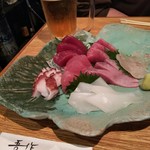 吾作 - 造り盛り合わせ１．５人前 ￥1,500