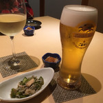 酉秦 別邸 - ビール