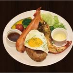 ステーキ＆シーフード OTARU GRILL - ロブスター＆ベーコン目玉焼き