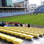 秩父宮ラグビー場 売店 - いつもこんな空いてたらのう。