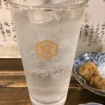 寅屋 - 最後はレモンサワーでさっぱりと