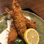 鶴べ別館 - 海老フライ アップ