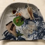 鰻はし本 - 伊達の岩魚と鰻の刺身