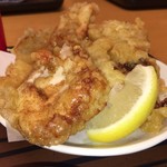 ふる里うどん  - 食べるの勿体ないからって後回しにしてたら このボリュームに負けちゃうからね