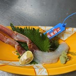 居酒屋あげあげ - 松葉がにのお刺身