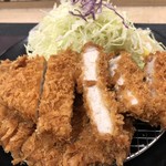 松のや - ダブルロースカツ定食 780円