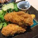 和膳と酒肴 廚 - 昆布森産カキフライ