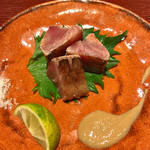 日々魚数寄 東木 - 平宗田鰹の炙り