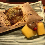 日々魚数寄 東木 - 喉黒の杉板焼き