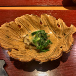 日々魚数寄 東木 - 春菊と能登牡蠣としめじ