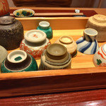 日々魚数寄 東木 - お猪口いろいろ