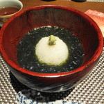 日本料理 晴山 - 生海苔のお茶漬