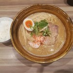 鳥そば 真屋 - 18’味噌ラーメン+御飯