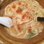 鳥そば 真屋 - 七味投入