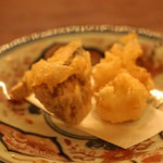 Shutou Yanagino - 雲子と松茸の天ぷら