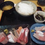 ほんまち屋 - お造り定食プラスお造り3種