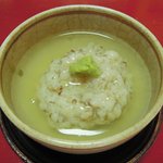 魚信旅館 - おこぜのそば米蒸し