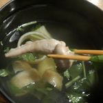 祇をん う桶や う - 鰻の肝はプリッと、汁は上品な旨さの出汁がキリッと効いてうまし！