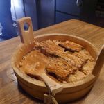 祇をん う桶や う - 今回は2名での利用でしたが、3名分くらいのボリュームがあるので、この時点で半分以上「う桶」が残っているのを確認！