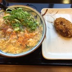 丸亀製麺 - 牡蠣づくし玉子あんかけ コロッケ