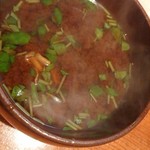 かつ吉 新丸ビル店 - 特上ロースかつ定食(税込み2800円)の赤だし