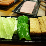Motsunabe Yakiniku Iwami - 焼き野菜。